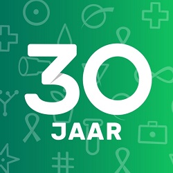 30jr logo verticaal groen 30 deel 250