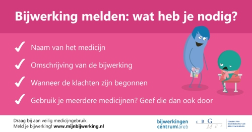 Wat melden bijwerkingen 500