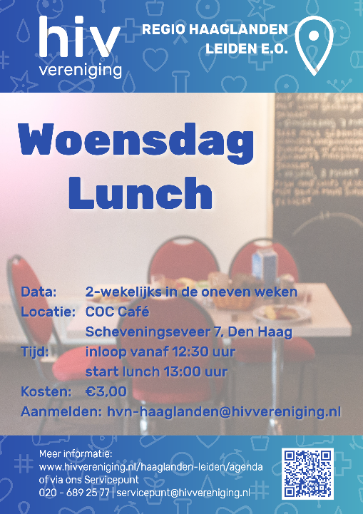 woensdaglunch haalanden flyer